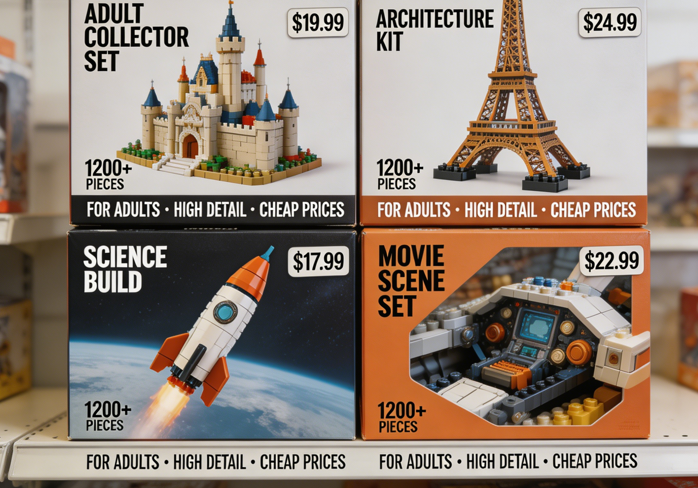discovering affordable joy: your guide to cheap building block sets for adults