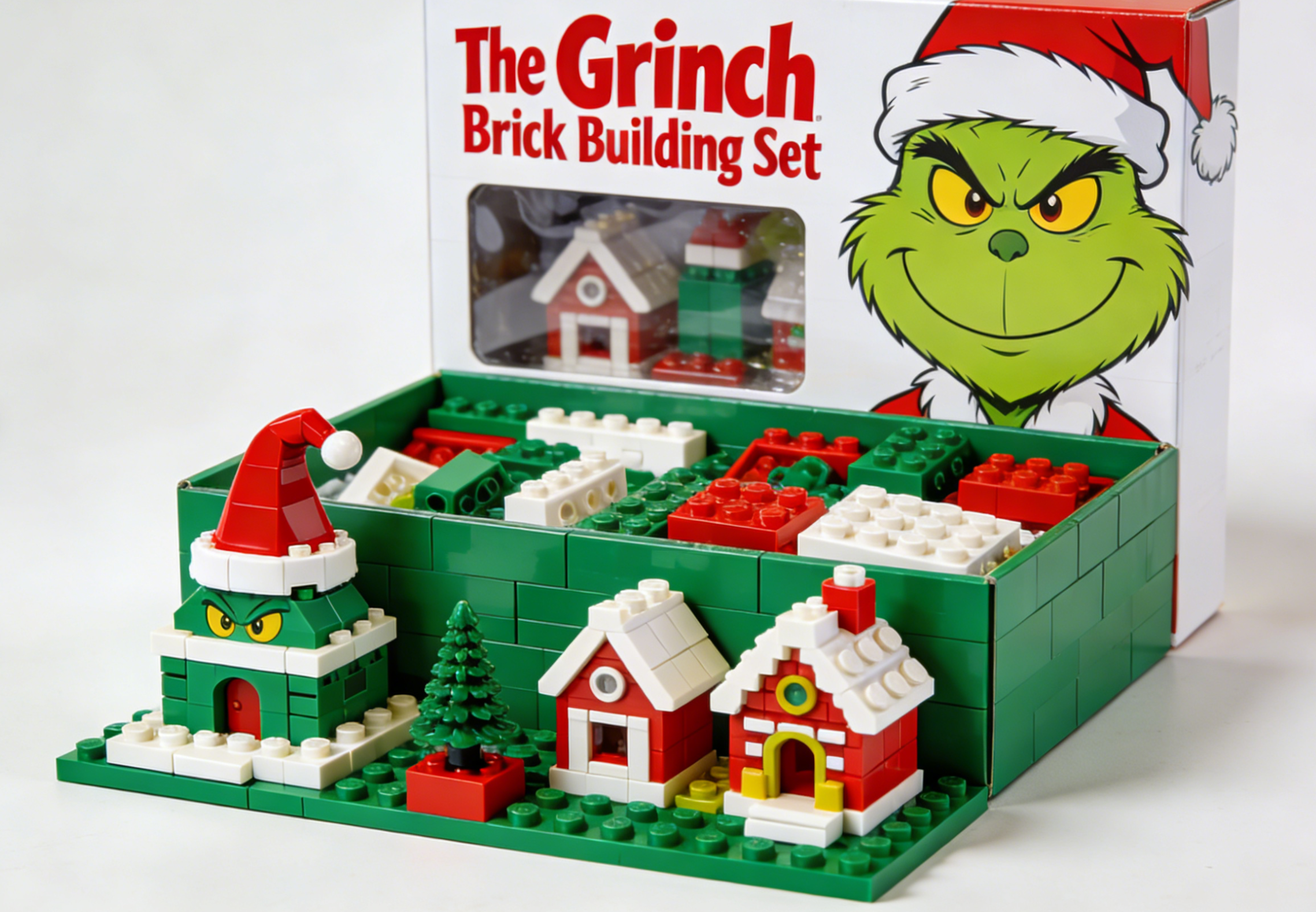 the grinch brick building sets