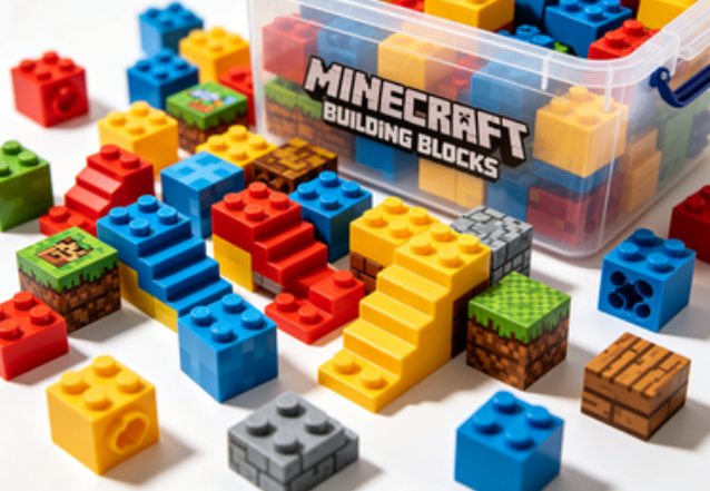 minecraft building block sets