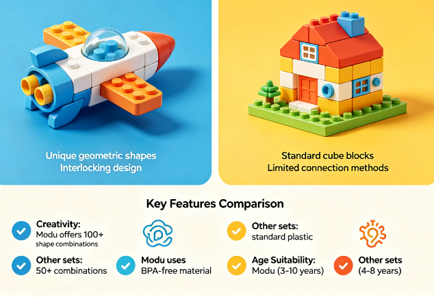 modu block set vs other building sets for kids