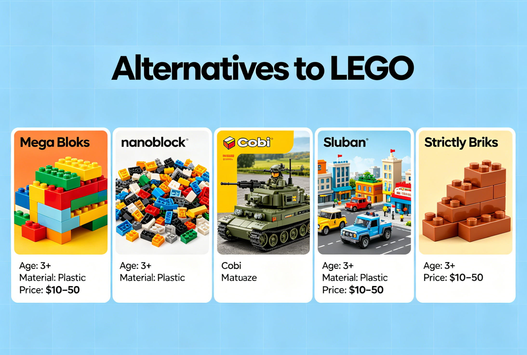 beyond the brick: the best alternatives to lego for every builder