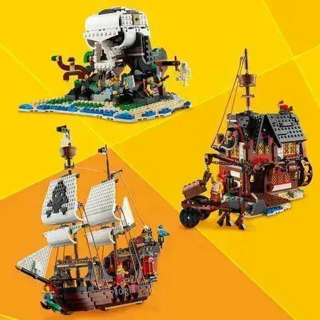 Groot Piraten schip met 2 masten 31109 Creator 3-in-1 - Image 8
