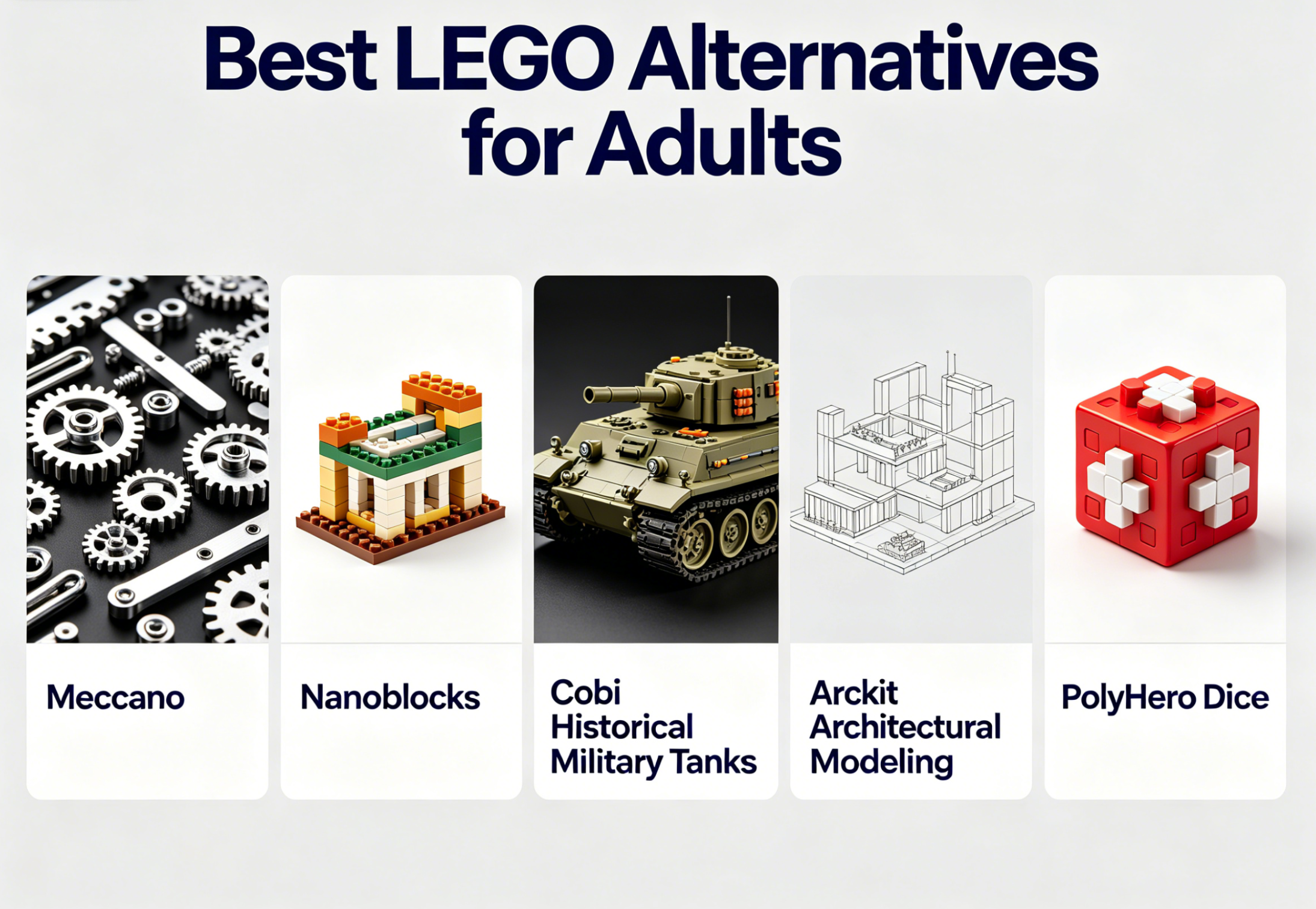best lego alternatives for adults