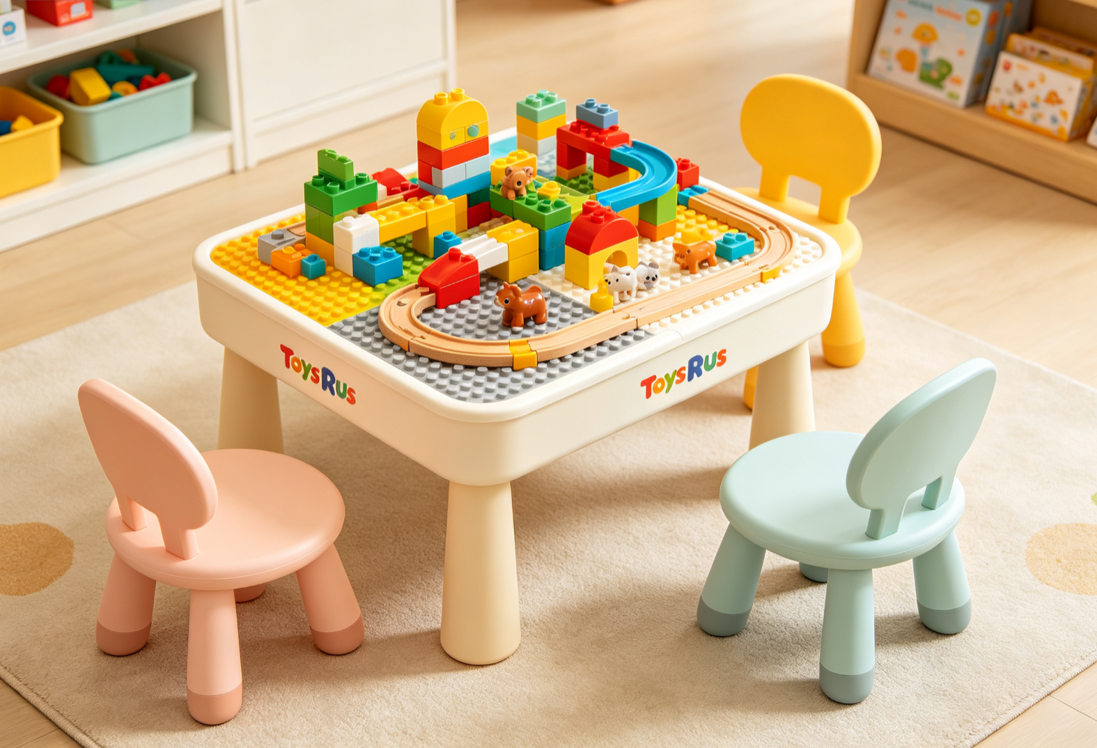toys r us building block table with chairs | building block toys for babies | cheap building block toys